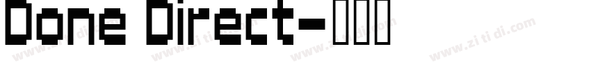 Done Direct字体转换